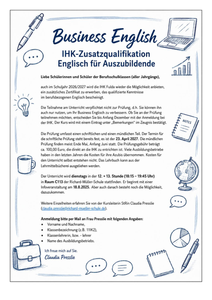 Business English- Flyer