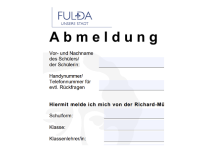 Abmeldeformular